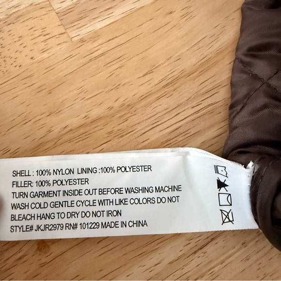 Ashley Outerwear Brown Quilted Utility Shacket 8 Oversized Gorpcore Normcore - Picture 10 of 10